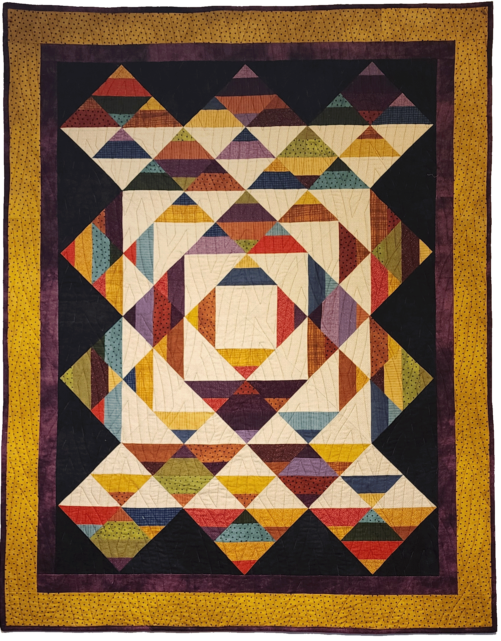 quilt: Pyramids In The Desert